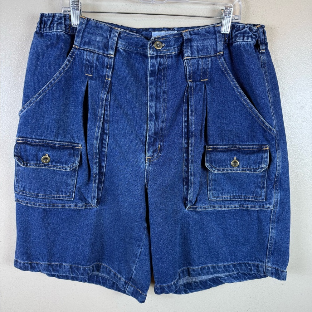King Size Cargo Denim Shorts Mens Size Large Casual Summer‎ Work Outdoor
